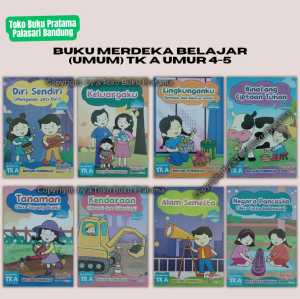 Paket Majalah Paud Umum Kurikulum Merdeka Tk A Umur 4-5 Tahun (Isi 8 Buku)