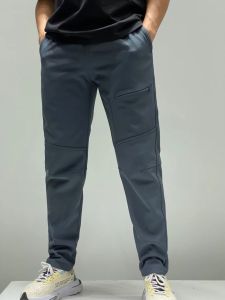 Mens Lightweight Quick-Dry Straight Leg Casual Pants Breathable Water-Resistant Spring Summer Sporty Fashionable Trousers