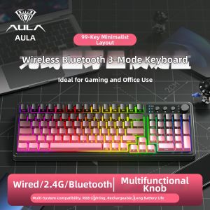 AULA | Wireless Multi-Mode Mechanical Feeling Keyboard Mouse Set