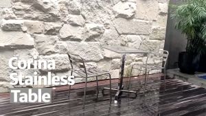 Meja Stainless Steel Berkualitas: Meja Café & Outdoor Corina