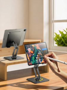 CRENOV | Swivel Adjustable Multifunctional Stand Desktop Support For Tablet