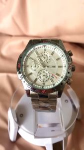 BELUSHI watch for men relo original branded Quartz Casual Chronograph Waterproof Stopwatch Shock Resistant Luxury gift for men ideas Stainless steel strap [568]