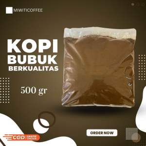 Miwiti coffee Kopi bubuk berkualitas 250 gr - 1000 gr kopi robusta kopi tradisonal kopi bubuk kopi murni biji kopi
