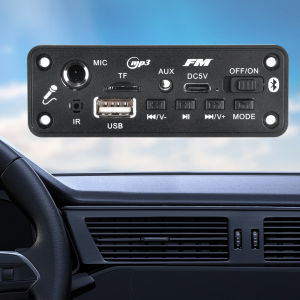 Aideepen | DC 5V MP3 WMA Decoder Board Bluetooth 5 0 Audio Module USB TF Radio Wireless FM Receiver 2 3W MP3 Player For Auto
