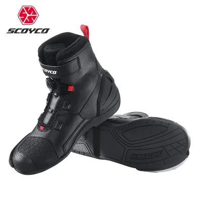 Scoyco | Durable Crash-Resistant Tall Motorcycling Boots
