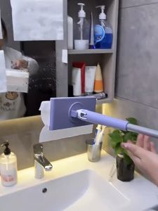 Automatic Cloth Changing Mini Mop Lazy Mop Floor Cleaners Portable Self-Squeeze Sponge Mop Hand-Free Cleaning Mini Mop