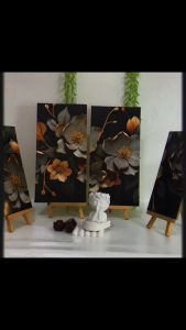 Hiasan Dinding 4 in 1: Dekorasi Ruangan Modern & Unik