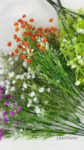 ASESORIES RUMPUT BABY BREATH CABANG 5 - MURAH DEKORASI ARTIFICIAL - DEKORASI HIASAN WEDDING PELAMINAN BUNGA PERNIKAHAN