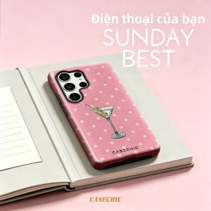 Potdemiel | Ốp Điện Thoại Bảo Vệ Hai Lớp Pink Star Burst Cho Samsung Galaxy S26 Ultra A56 - Vỏ Chống Sốc Từ Tính Với Họa Tiết Tinh Xảo