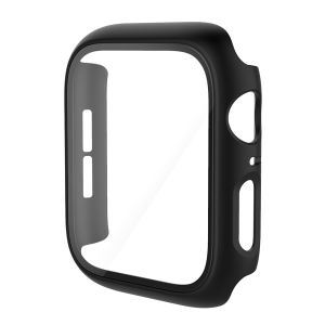 PC Case +Tempered Glass Watch Protector For Apple Watch 44mm 38 40 41 42 45mm Full Proctective Cover for iWatch SE 7 6 5 4 3 2 1