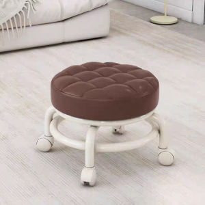 Pulley Low Stool Small Stool Household Removable Bench Silent Wheel Dismantling Courier with Baby Shoe Change Stool Low Chair