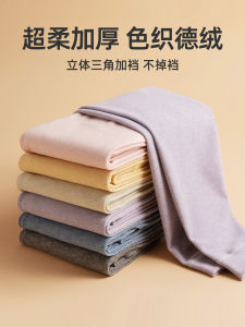 High Waist Girls Thermal Pants Autumn Winter Warm Fleece Lined Indoor Wear Anti-bacterial Moisture Wicking Thickened Comfortable