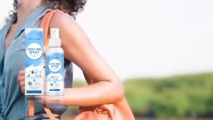 jaysuing Body Cooling Spray Summer Cool Down Refreshing Instant Cooling Body Mist Deodorant Spray 100ml