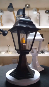 BIGLITE 5024S BLK/BG/WH OUTDOOR POST LAMP Modern/ Contemporary/ CLASSIC LED Lighting