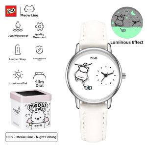 Tide color | Line Cat Collaboration Ins Style Night Glow Watch