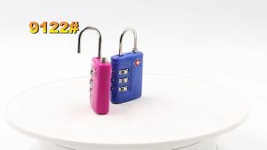 TSA ศุลกากรล็อค วัสดุโลหะผสม ล็อคกระเป๋า กระเป๋าเดินทาง อุปกรณ์เสริมกระเป๋าเดินทาง Travel TSA Lock