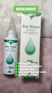 120ml Pet Ear Drops Mites Eye Wipes Treatment Cleaner Infection Solution Cat Dog Cats Dogs