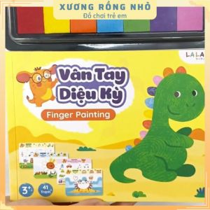 Màu Chơi Dấu Vân Tay Kèm Sách Lalala Baby Xương Rồng Nhỏ