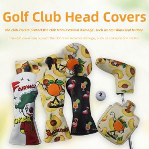 Dominant | Waterproof PU Leather L-shaped Club Head Cover