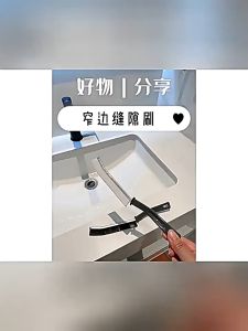 COLOGO 🥇 Tile Gap Brush Long Handle Car Household Tile Scrubber Stiff Bristles Crevices Cleaner
