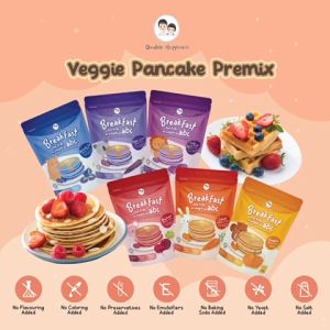 Double happiness baby veggie pancake premix/宝宝蔬菜松饼粉/ baby food / makanan baby / makanan baby 8 bulan