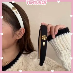 Cài tóc hoa trà băng đô vải xốp đính hoa sang chảnh TP22 yunyun29