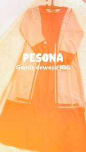 Baju Gamis Couple Pasangan Dress Wanita Kondangan Motif Terbaru Busui Selaras Family Pink Chalk