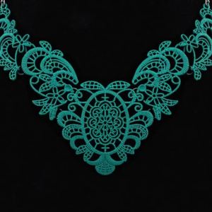 Trendy Lace Necklace European and American Fashion Zine Alloy Hollow Out Painting Factory Direct False Choker