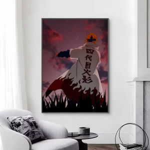 Bandai | Naruto Minato Namikaze Anime Characters Modern Wall Decor Oil Painting By Numbers for Living Room Bedroom Perfect Gift No Frame