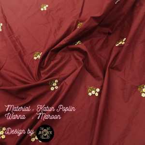KAIN KATUN BORDIR MOTIF BUNGA