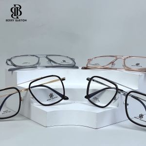 Berrybarton Kacamata Aviator Metal PC Anti Radiasi Blueray Photocromic Kacamata Bisa Minus Pria Wanita K0042