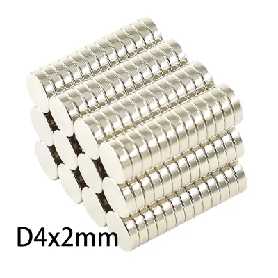 20/50/100 Cái 4X2 Mm Nam Châm Mạnh Mẽ Cho Tủ Lạnh Văn Phòng Tự Làm Chất Liệu Sắt Móc Từ Tính