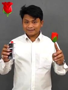 Alat Sulap Api Bunga Mawar (Api Torch to Rose Flower) Magic Trick Mainan Magis Sulap MGC