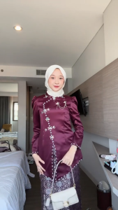 Alisha One Set Baju Kurung Melayu Rok Songket Modern Premium Baju Kurung Wanita Terbaru Kekinian Setelan Kondangan Bridesmaid Kebaya Pesta One Set Malaysia