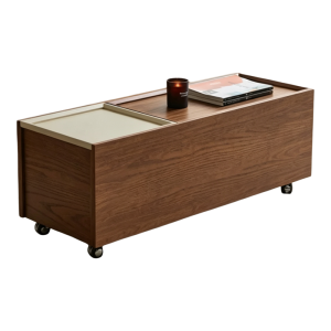 Movable Minimalist Storage Side Table