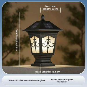 MARTINI | Solar Outdoor Waterproof Column Top Lights