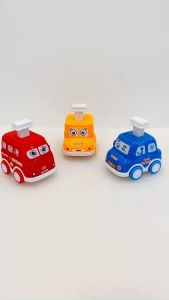 [CÓT NHẤN] Đồ chơi biệt đội xe ô tô cứu viện dành cho bé thích mô hình xe school bus xe cảnh sát xe cứu hoả HY703