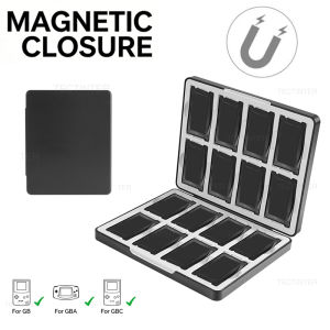 Magnetic Game Card Storage Case Shell for GBA/GB/GBC BOY ADVANCE Portable 16 In 1 Large-Capacity Hard Box Gaming Accessories