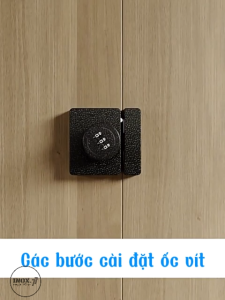 Khóa số cửa tủ ngăn kéo bàn đa năng thế hệ mới cánh mở trượt xoay không cần khoan lỗ - 850