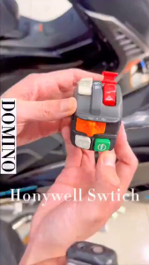 Honeywell Switch v2 with Headlight 3-Way Button Handle Bar Mount Plug & Play Made in Italy