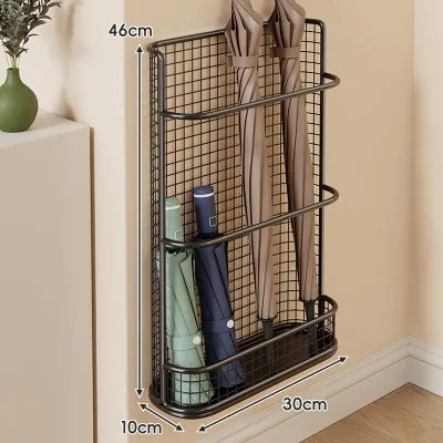 No-Drilling Wall-Mounted Umbrella Storage Rack door entrance