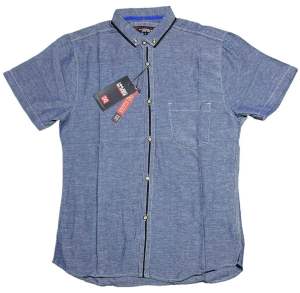 KEMEJA POLOS PRIA LENGAN PENDEK CASUAL