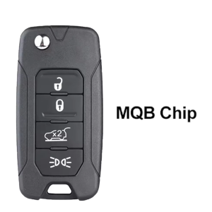 YOCASTY RX2RKEKel9 2ADFTFI5AM 433MHZ Keyless Remote Flip Key 4A 48Chip 433.92MHz SIP22 Blade For Jeep Renegade 2016-2018