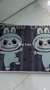 Thảm Thấm Hút - Thảm Lau Chân Hình La-bu-bu Hottrend Mặt Caosu Chống Trơn Trượt 40x60cm