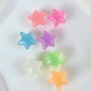 ชุดเครื่องประดับตกแต่งรองเท้าแฟชั่น ตัวล็อครองเท้าแบบมีรู น่ารัก เรืองแสง รูปดาวห้าแฉก DIY ของตกแต่งรองเท้า 3 มิติ ของขวัญสำหรับเด็กผู้หญิงในงานปาร์ตี้