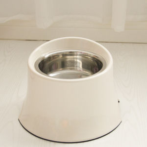 Super Supemoto Dog Bowl Pet Bevel Tall Bowl Shiba Inu Bowl Samo Food Basin Bevel Bowl Rack Teddy Dining Table