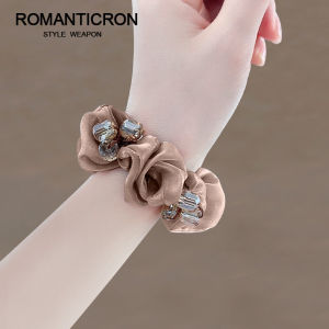 High Elasticity Hair Ties for Bun Hairstyle French Style Rubber Bands Durable Hair Accessories Korean Style Romantic Ron