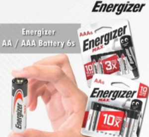 Energizer Max Battery 6 Pack AA and AAA Batteries - Long-Lasting Power and Performance