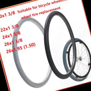 20Inch 22Inch 24 Inch 26 Inch Solid Tire Inflatable-Free Wheel Tire Solid Tire for Manual Wheelchair Rear Wheel