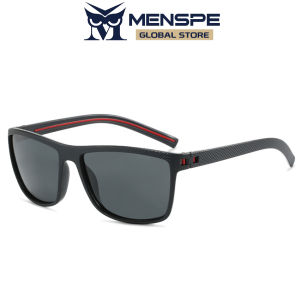 MENSPE Fashion Men’s Sunglasses Classic Sunglasses Square Sunglasses UV400 Polarized Sunglasses Eyewear Ultra Light Elastic Leg Anti Glare Glasses Outdoor Sports Driving Sunglasses